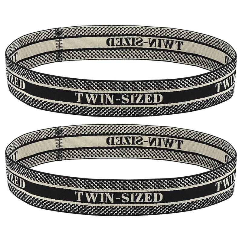 Bed Sheet Organizer Bands 325x40mm Storage Bands, Brown, TWIN - Brown