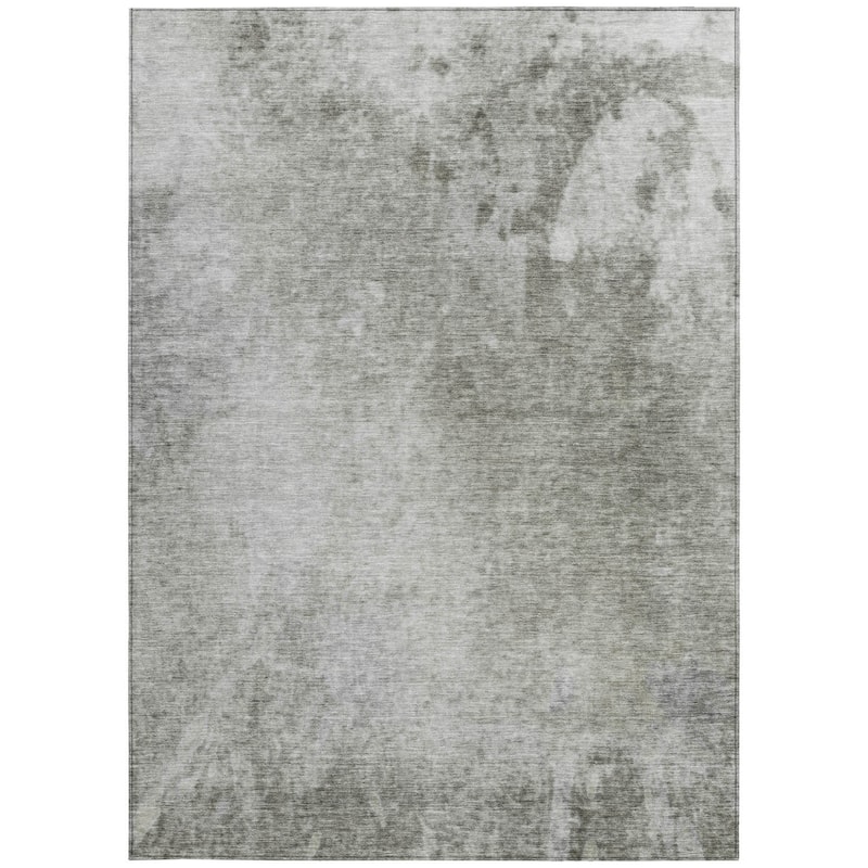 Alx Contemporary Abstract Weather Resistant Blended Style Outdoor Rug