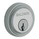 preview thumbnail 8 of 10, Baldwin 6757 Colonial Round Decorative Cylinder Trim Collar Satin Chrome