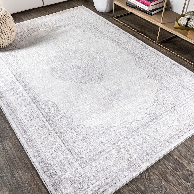 JONATHAN Y Loom Ornate Medallion Traditional Area Rug