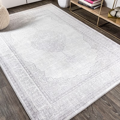 JONATHAN Y Loom Ornate Medallion Traditional Area Rug