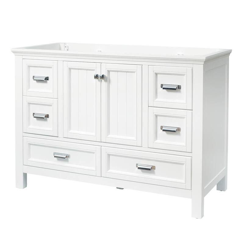 CRAFT + MAIN BAVT4922D-QBG Brantley 48" Free Standing Single Basin