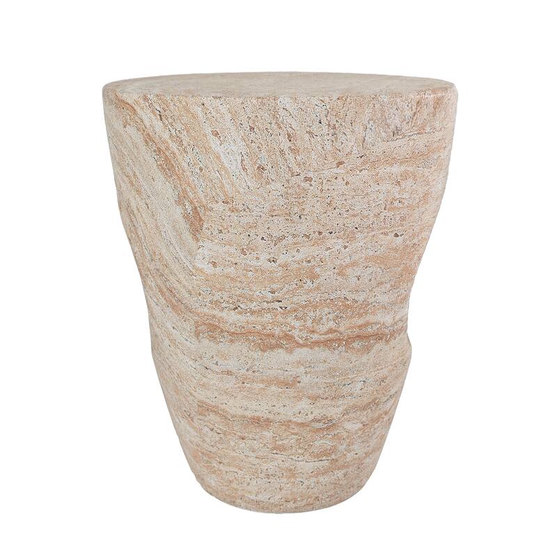 Sirius Indoor/Outdoor Contemporary Lightweight Concrete Accent Side Table by Christopher Knight Home