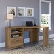 preview thumbnail 99 of 108, Bush Furniture Wood Corner Desk Reclaimed Pine
