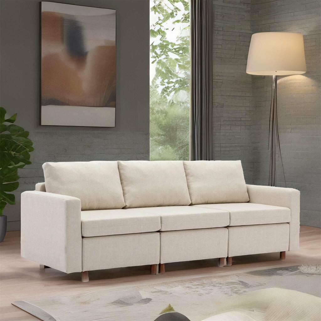3 Seat Module Sectional Sofa Couch for Living Room
