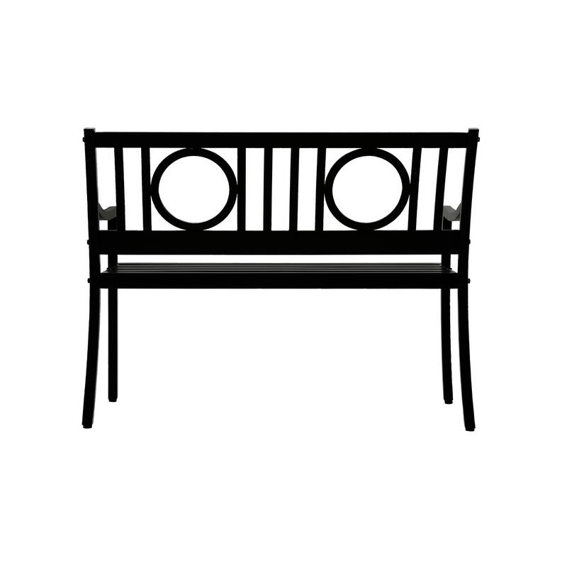 Nelson Outdoor Metal Bench