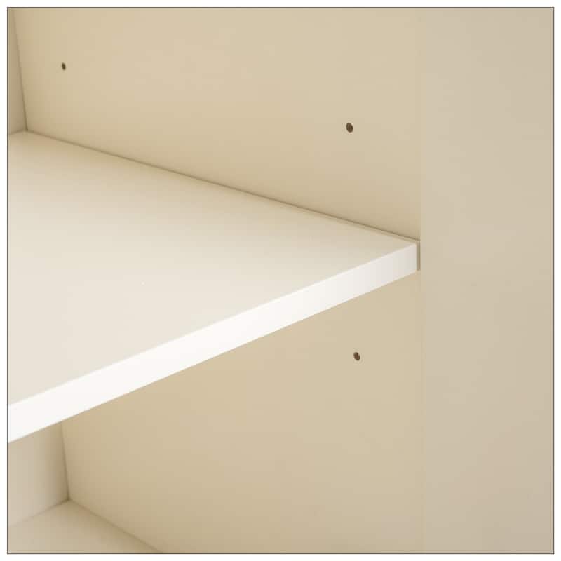Elegant Sideboard Featuring Curved Bottom Doors with Arched Groove Design