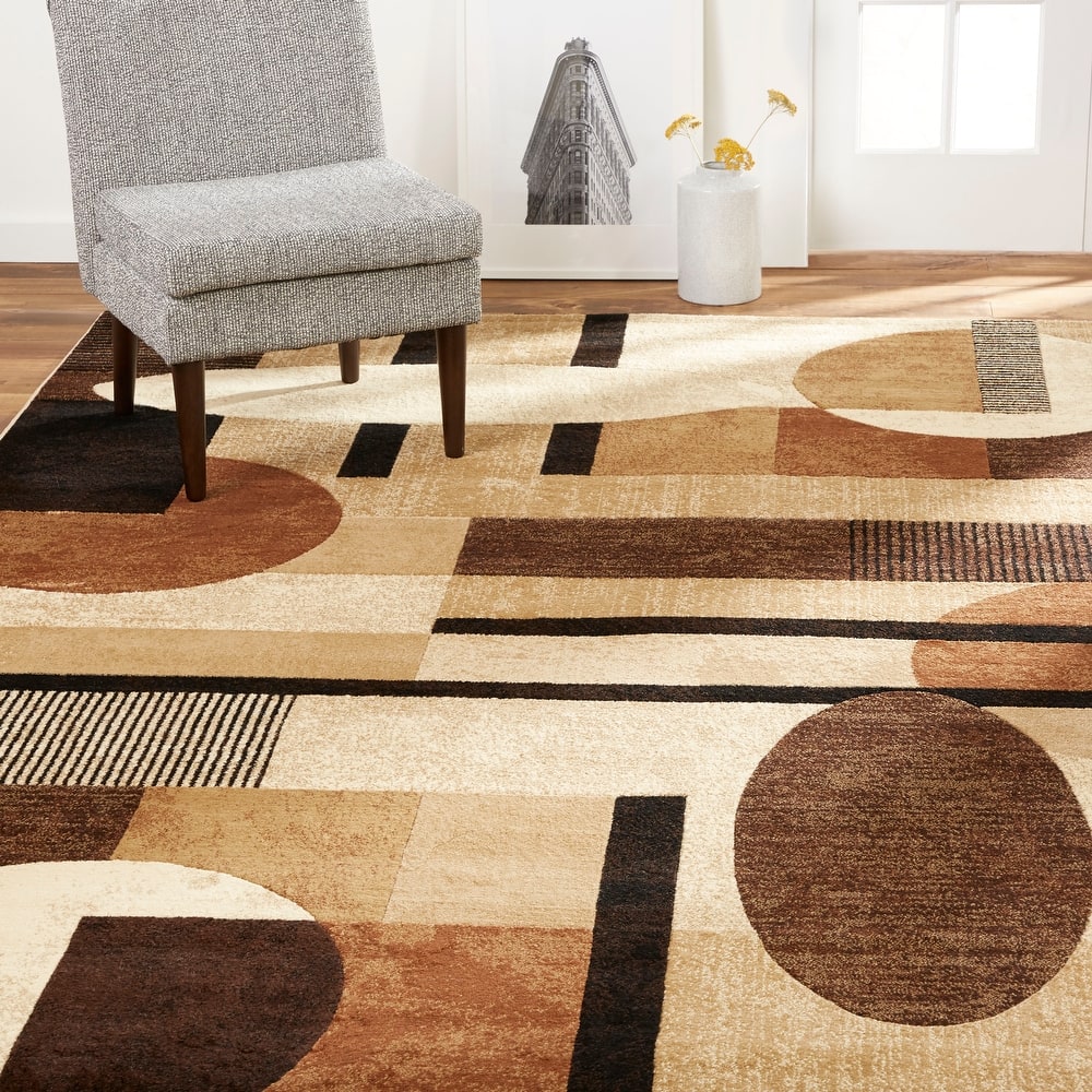 Home Dynamix Tribeca Jasmine Contemporary Geometric Area Rug