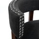 preview thumbnail 2 of 32, Furniture of America Fendeson Transitional Nailhead Swivel Barstool (Set of 2)