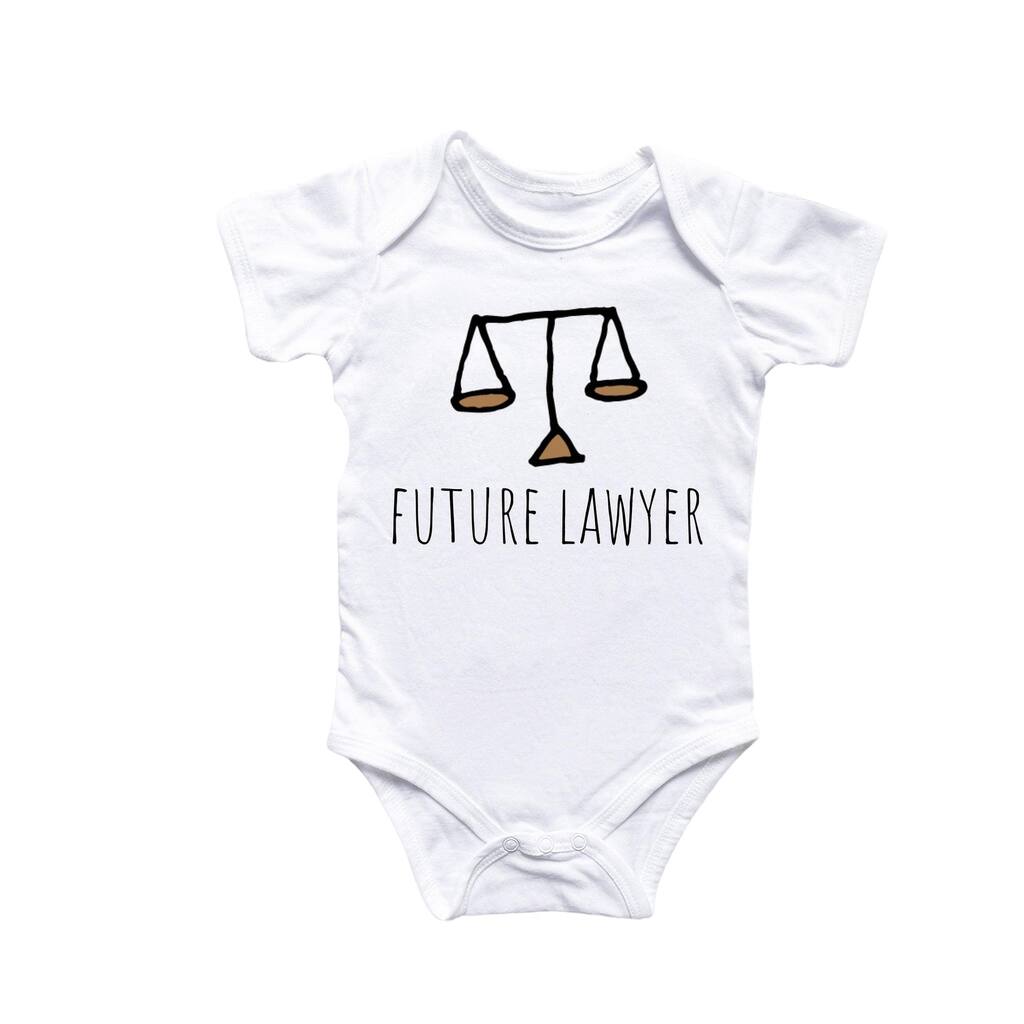Lawyer - Baby Boy Girl Clothes Infant Bodysuit Funny Cute Newborn 5