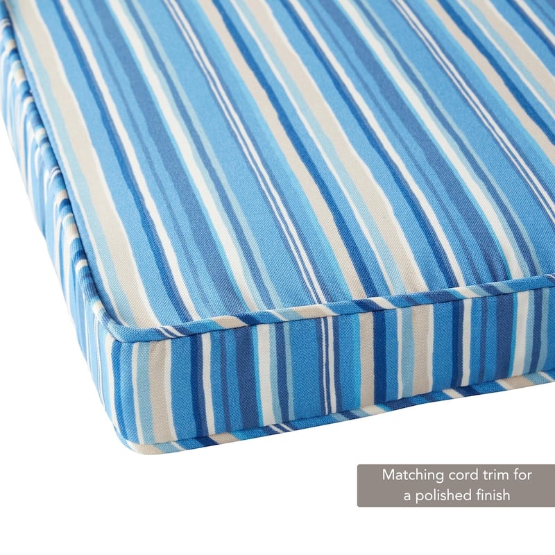 Greendale Home Fashions 18" Square Outdoor Chair Pad (Set of 2)