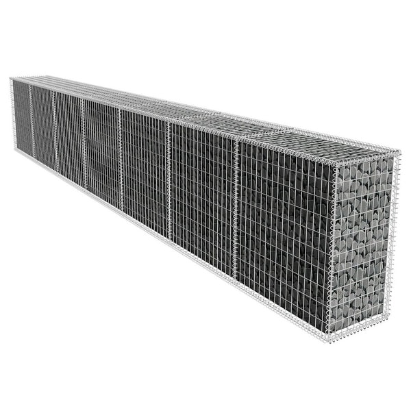 vidaXL Gabion Wall with Cover 19.7'x1.6'x3.3'. Opens flyout.