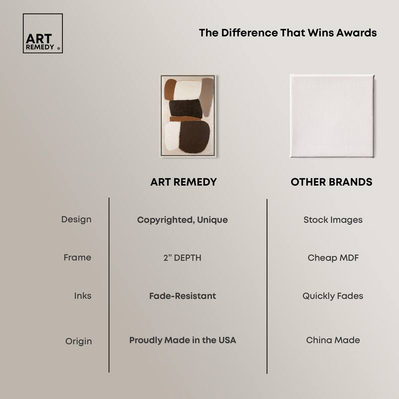 Asymmetrical Balance III Canvas by Art Remedy