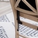 preview thumbnail 6 of 14, Linon Lesvos X Back Grey Wash Folding Side Dining Chair (Set of 2)