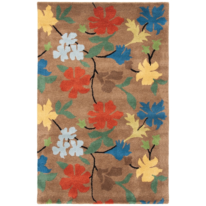 SAFAVIEH Handmade Soho Maegan Floral N.Z. Wool Rug