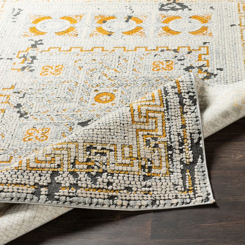 Livabliss Padua Distressed Mosaic Area Rug