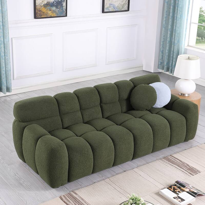 Modern ergonomic marshmallow sofa for living room