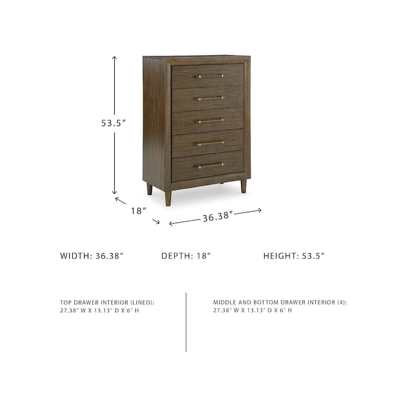 Signature Design by Ashley Lyncott Brown Chest of Drawers