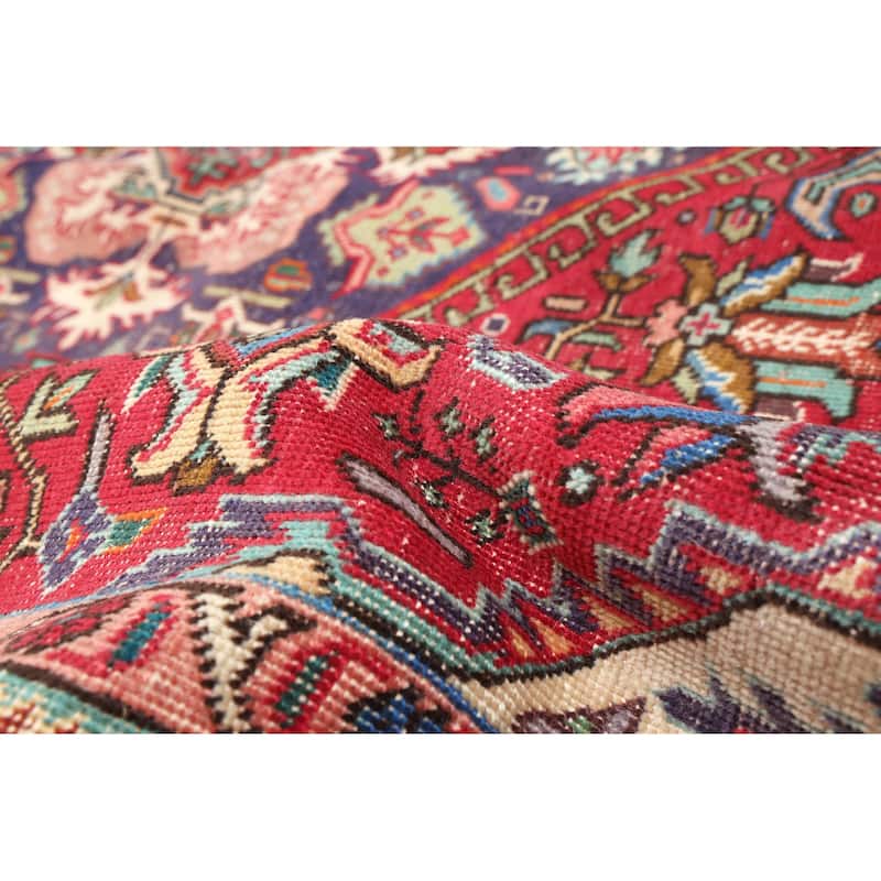 ECARPETGALLERY Hand-knotted Antalya Vintage Red Wool Rug - 6'7 x 9'2