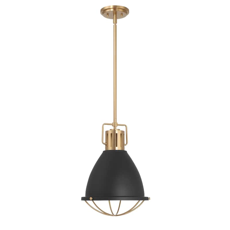 Kent Caged Metal Ceiling Light - 12.7"L x 12.7"W x 17.3"H