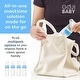 preview thumbnail 4 of 7, Tadpoles 4 oz Silicone Baby Food Dispensing Spoon 2 Pack - Includes Stopper (Blue)