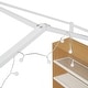 preview thumbnail 20 of 30, Metal PlayHouse Bed Frame with Shelves and LED Warm Lighting