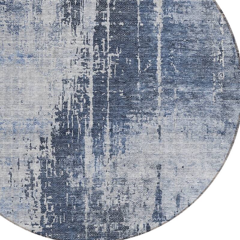 HomeRoots Abstract Transitional Rectangle Outdoor Rug