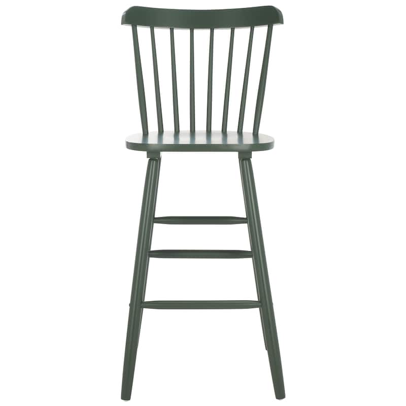 SAFAVIEH Aida 30-inch Spindle Farmhouse Bar Stool (Set of 2) - 19.9" x 19.8" x 38" - 20"W x 20"D x 43"H