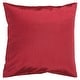 preview thumbnail 6 of 15, Artistic Weavers Decorative Chic 18-inch Square Solid Throw Pillow Cover with Poly Insert