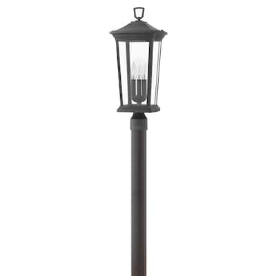 Hinkley Lighting Bromley 12v 10.5w 3 Light 23" Tall Single Head Post