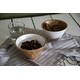preview thumbnail 6 of 4, Foreside Home & Garden White Enamel Carved Wood Serving Bowl