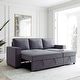 Cozy Sectional Sofa-Bed with Storage - Overstock - 35271634