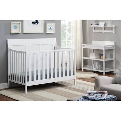 Shailee 4-in-1 Convertible Crib White