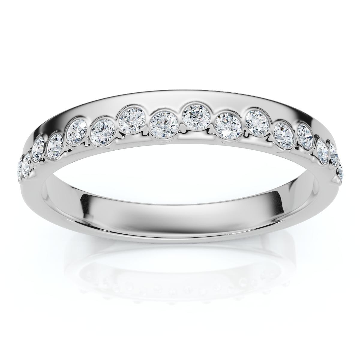 Bliss Diamond 1/5Ct TW Diamond Rhythm Anniversary Band Gold or Platinum Lab Grown