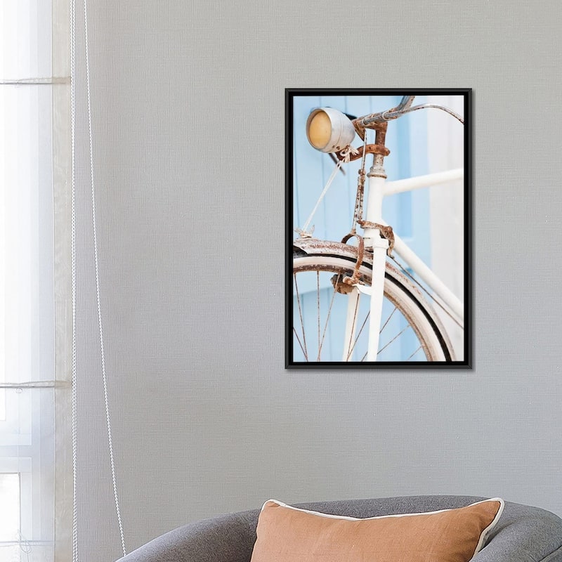 iCanvas "Rusty Bicycle" by Honeymoon Hotel Framed Canvas Print