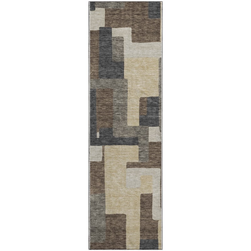 Premium Washable Super Soft Modern Geo Mayfield Rug
