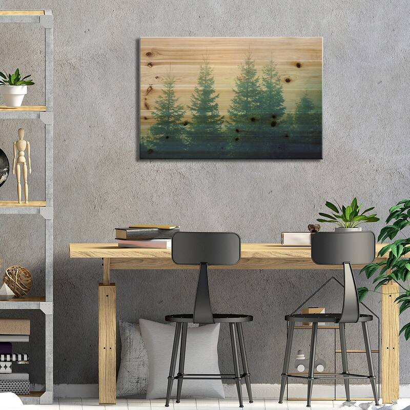 Going The Distance Print On Wood by Chelsea Victoria - Multi-Color