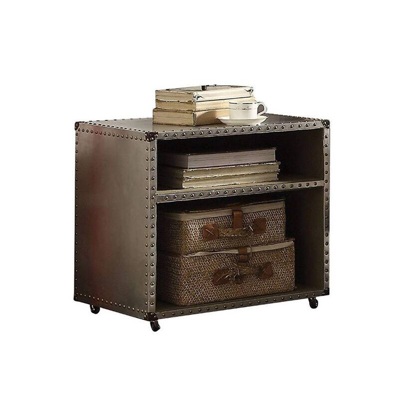 Aluminum Nightstand with USB and Power Dock