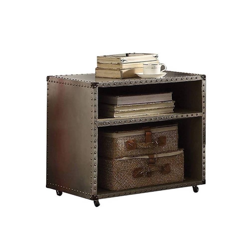 Aluminum Nightstand with USB and Power Dock
