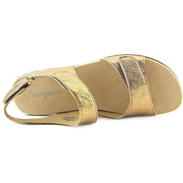 easy spirit gold sandals