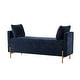 preview thumbnail 2 of 43, Angelus Modern 56''W Upholstered Flip Top Storage Bench withTwo Pillows and Arms by HULALA HOME