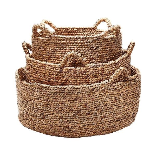Elk Home 784083 Natural Low Rise Baskets- Set Of 3 - Brown