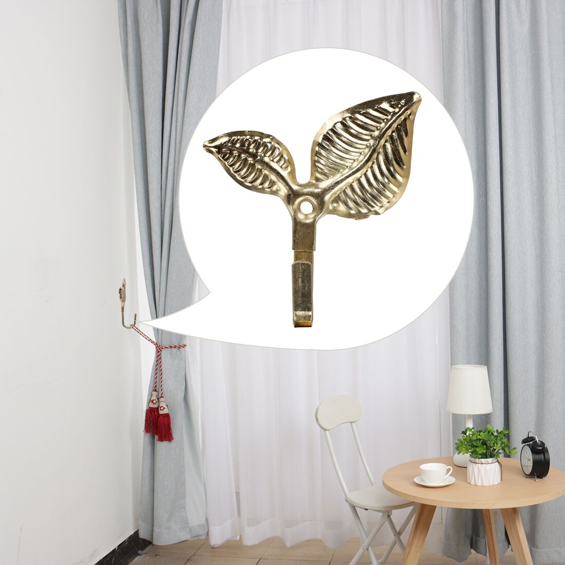 Shop Curtain Tieback Hook Metal Vintage Tassel Curtain Drapery