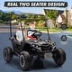 preview thumbnail 2 of 30, 24V 2 Seater Kids Ride On Utv, 4WD Electric Truck with Sun Shade