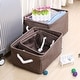 preview thumbnail 7 of 26, Canvas Toy Bins for Laundry Clothes Storage Home Organizer