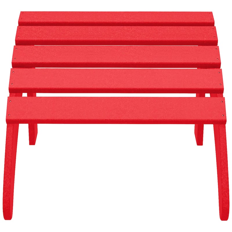 Aderson Outdoor Poly Adirondack Chair with Ottoman