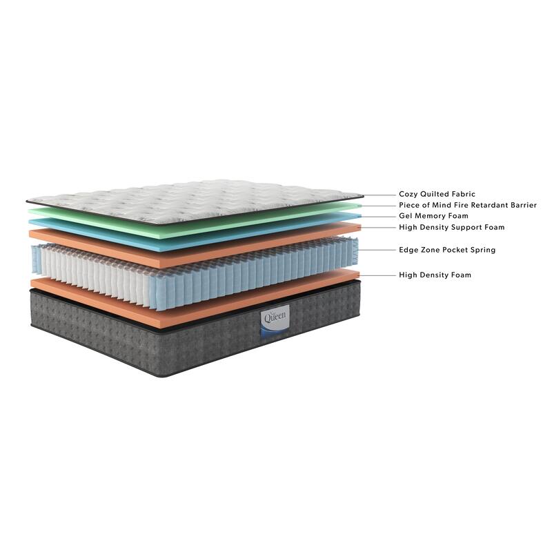 NapQueen Victoria 10" Cooling Gel Hybrid Mattress