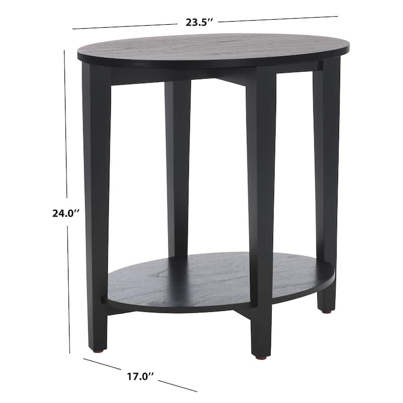 SAFAVIEH Couture Leonardi Oval Accent Table - 24"W x 17"D x 24"H