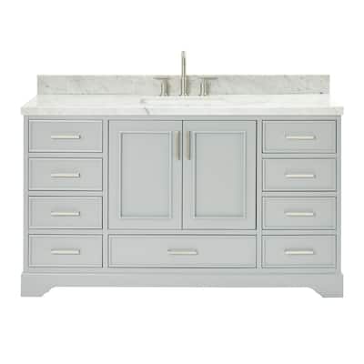 Ariel M061SCWRVO Stafford 61" Free Standing Single Basin Vanity Set
