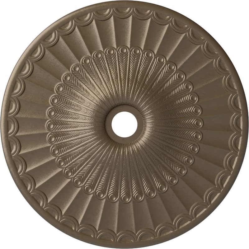 36 5/8"OD x 3 5/8"ID x 2 3/8"P Galveston Ceiling Medallion